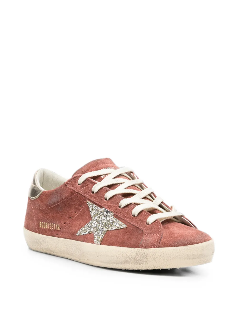 Golden Goose Super-Star suède sneakers Rood