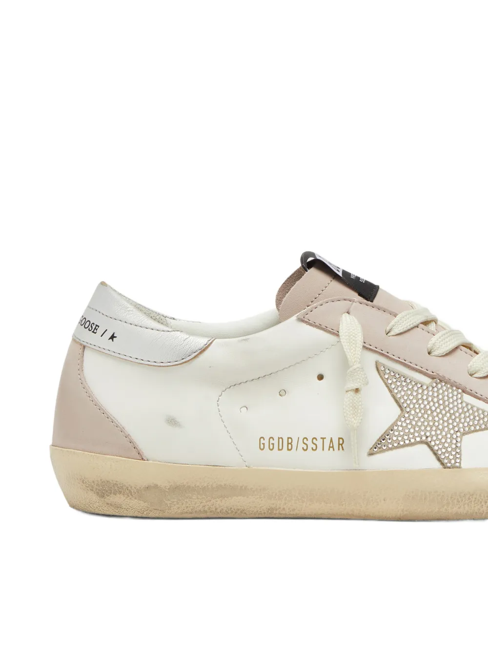 Golden Goose Super Star leren sneakers met sterdetail Wit