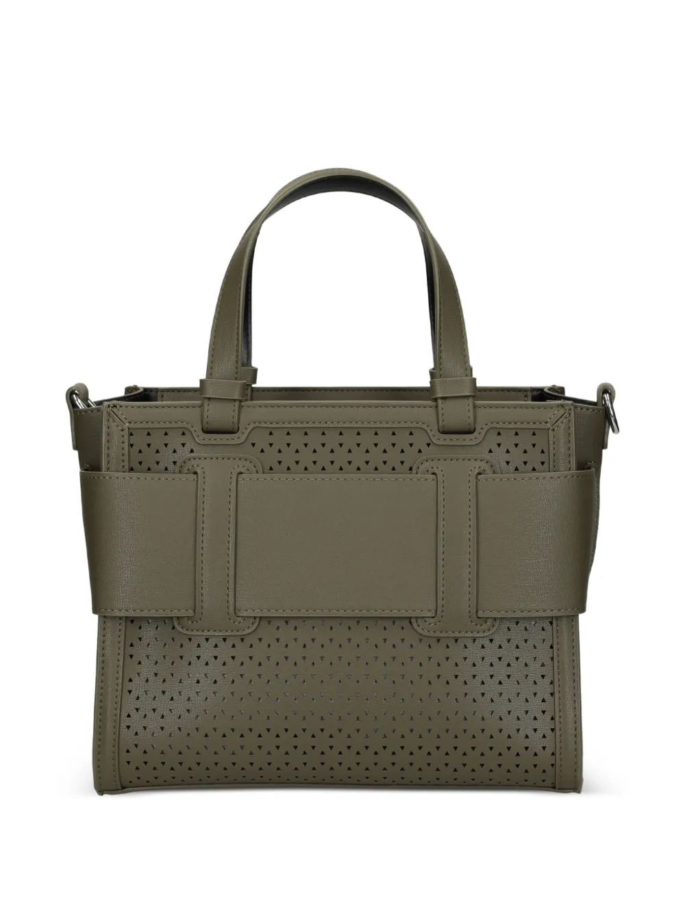 Armani Exchange Shopper met geperforeerd logo Groen