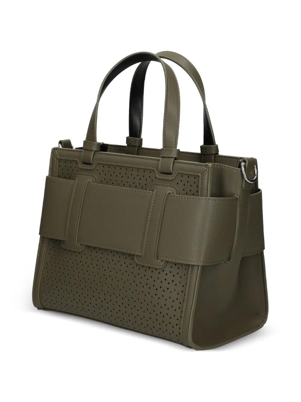 Armani Exchange Shopper met geperforeerd logo Groen