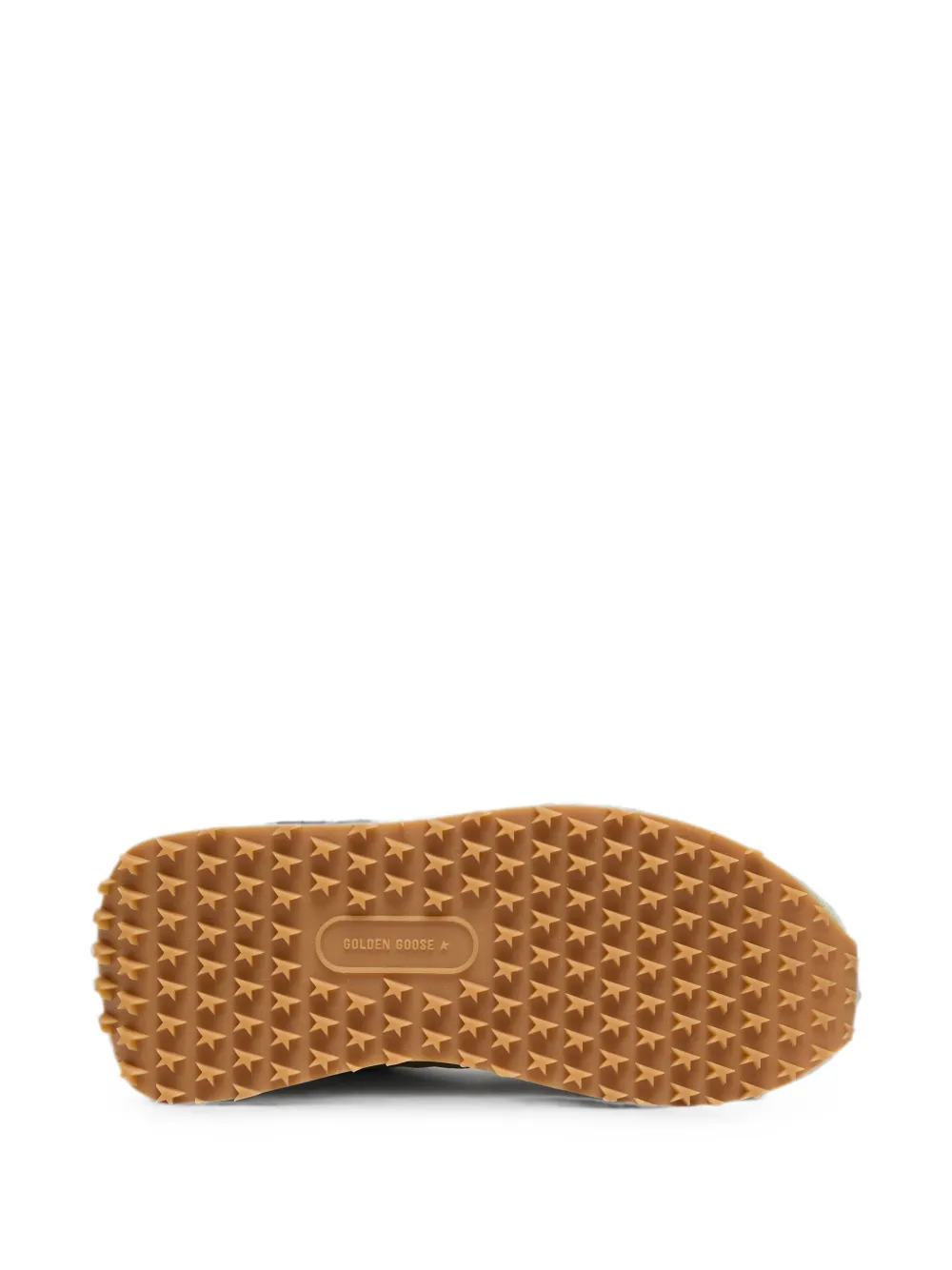 Golden Goose Marathon saliegroene nylon sneakers met witte ster
