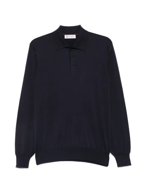 Brunello Cucinelli long-sleeve polo shirt