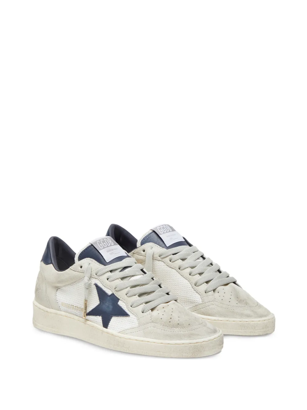 Golden Goose Ball Star LTD suède gehaakte sneakers Beige