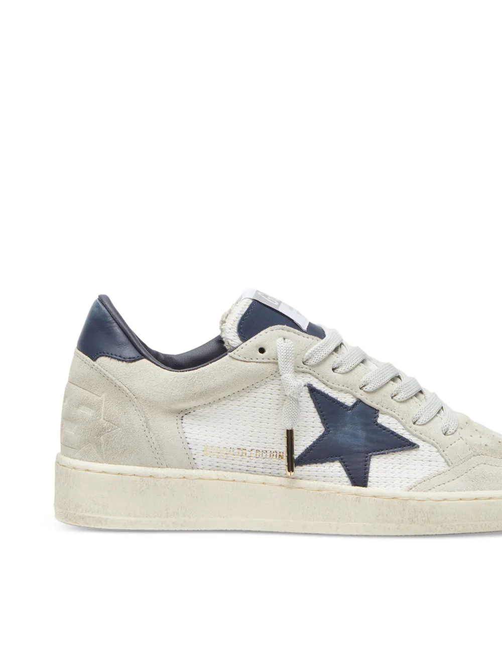 Golden Goose Ball Star LTD suède gehaakte sneakers Beige