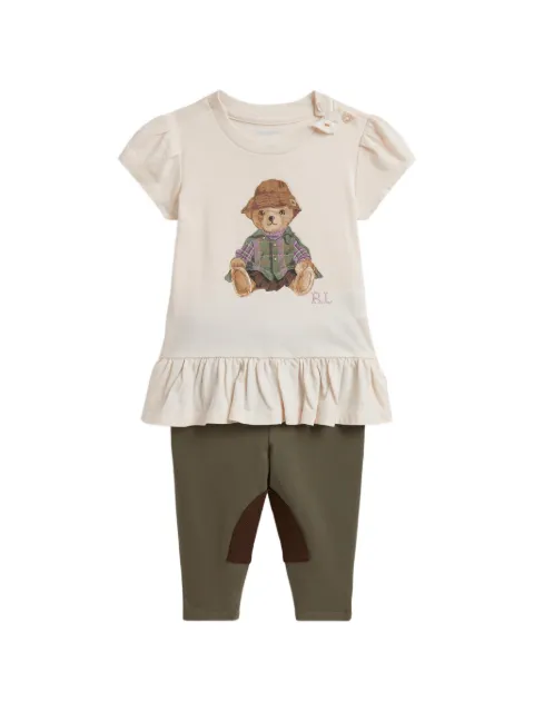 POLO RALPH LAUREN KIDS Bear legging set