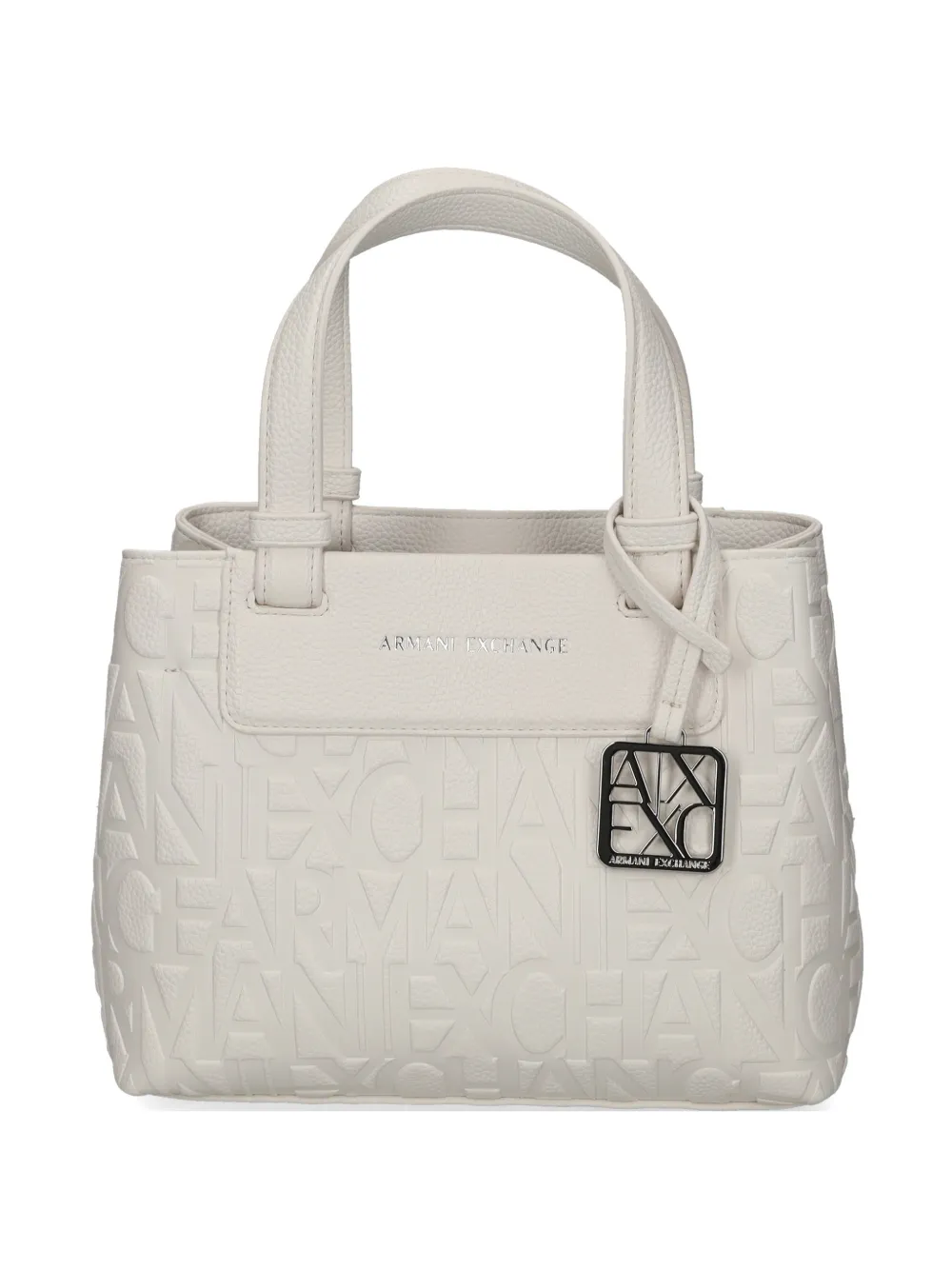 Armani Exchange embossed-logo tote bag - Toni neutri