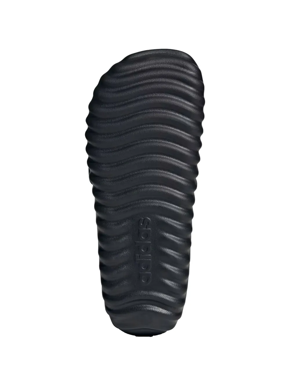 adidas bobble-texture embossed-logo slides Zwart