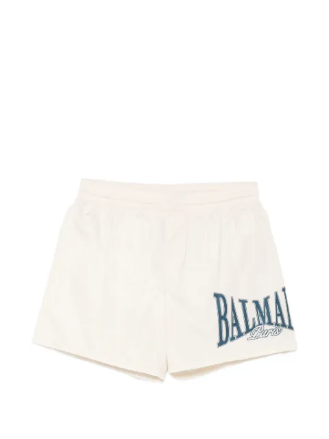 Balmain logo-print swim shorts