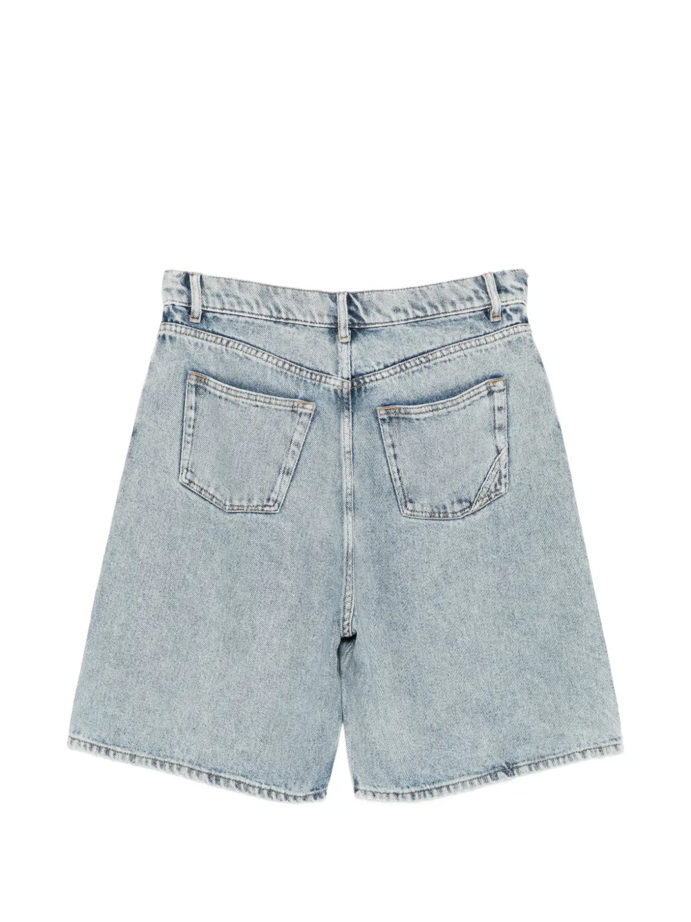 3x1 High waist shorts Blauw