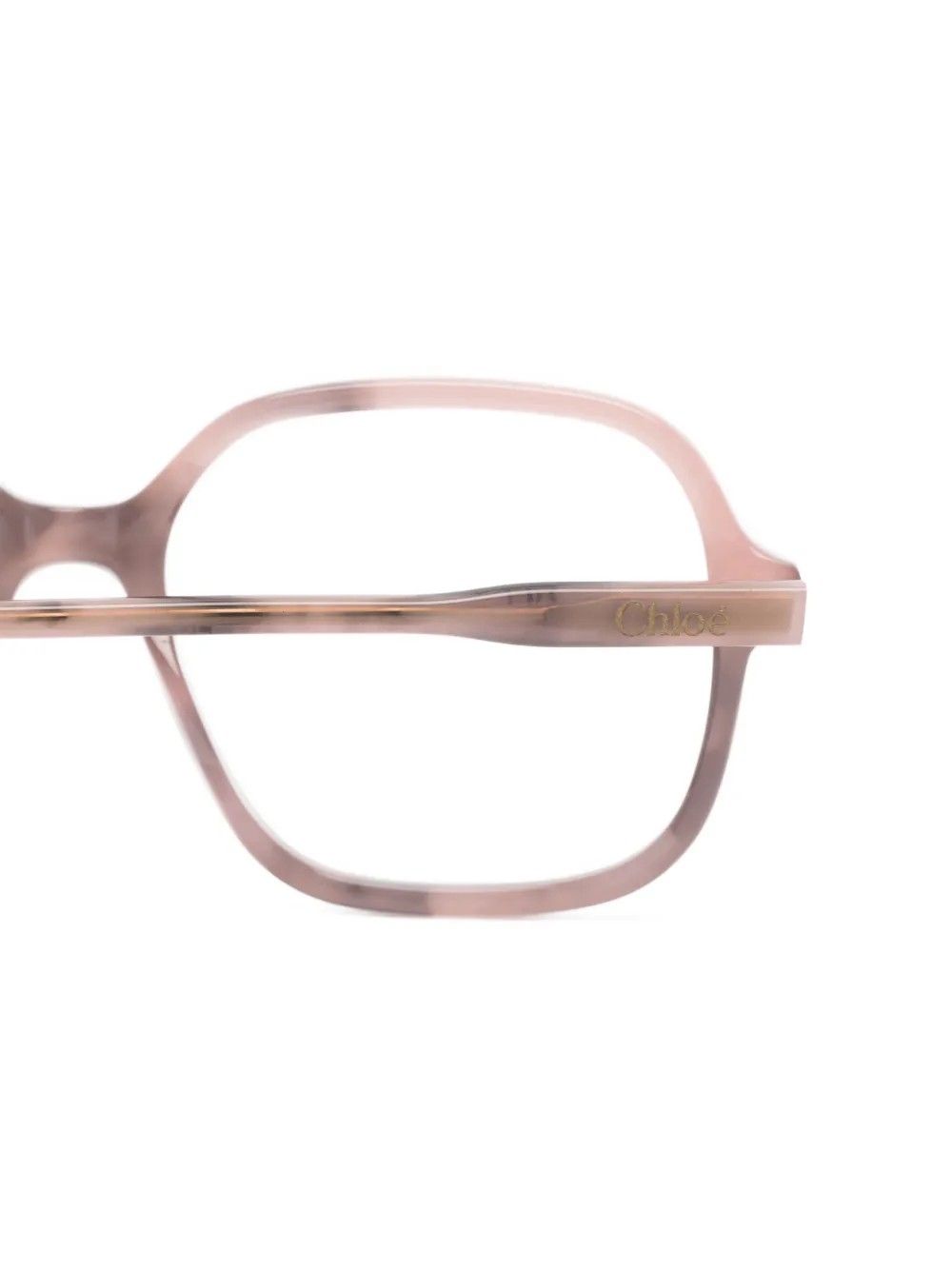 Chloé Eyewear Bril met vierkant montuur Roze