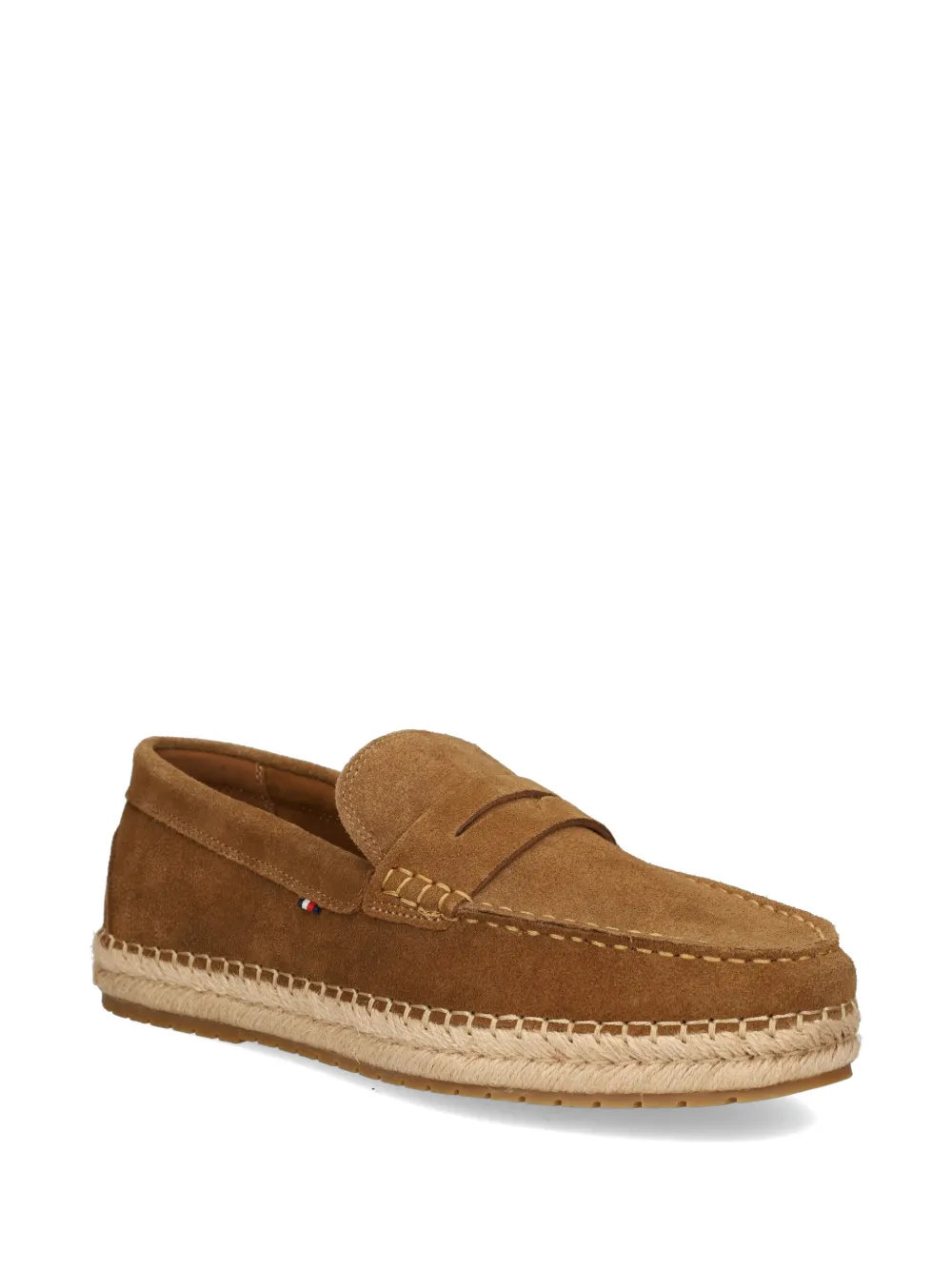 Tommy Hilfiger penny suede espadrilles Bruin