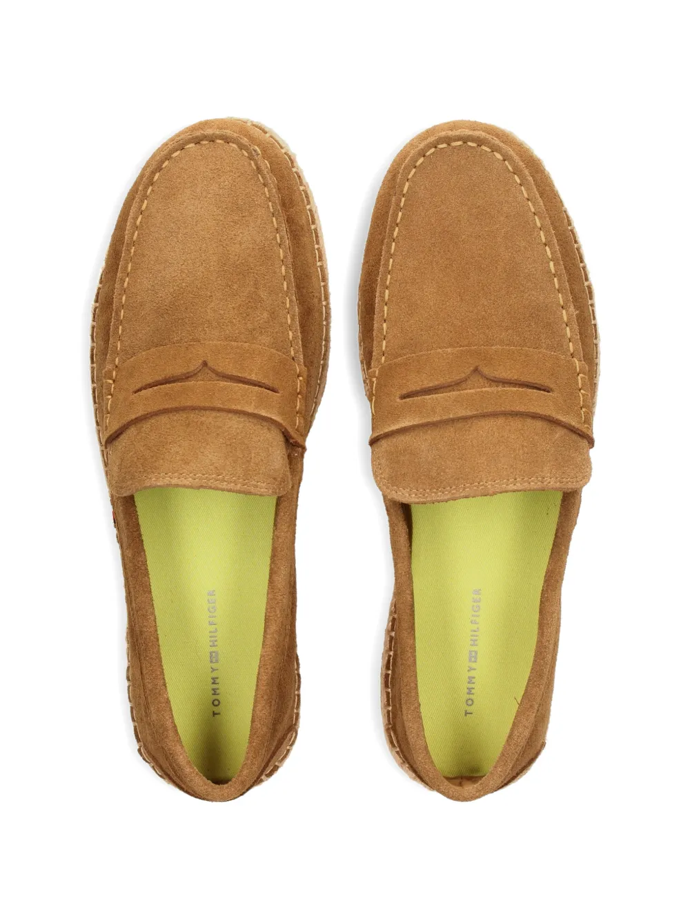 Tommy Hilfiger penny suede espadrilles Bruin