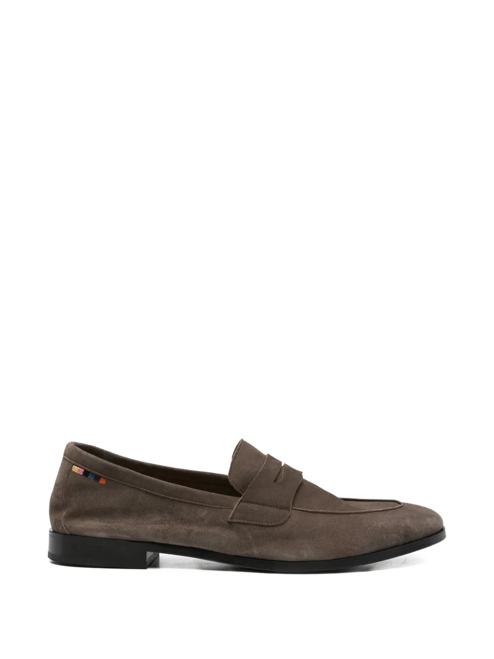 Paul Smith suede penny loafers - Marrone