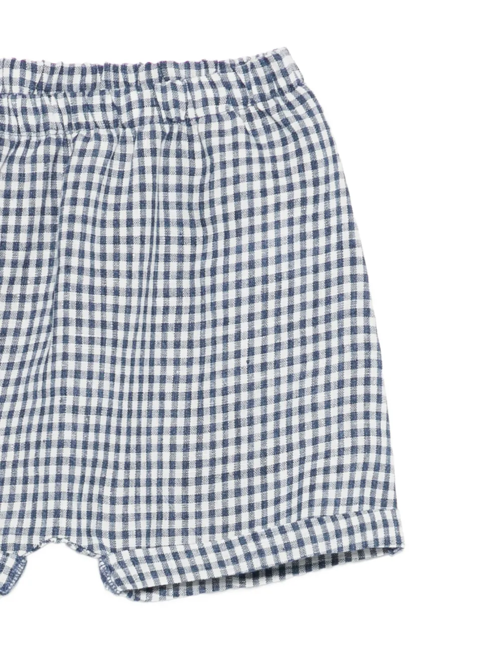 TEDDY & MINOU T-shirt en shorts met gingham ruit Blauw