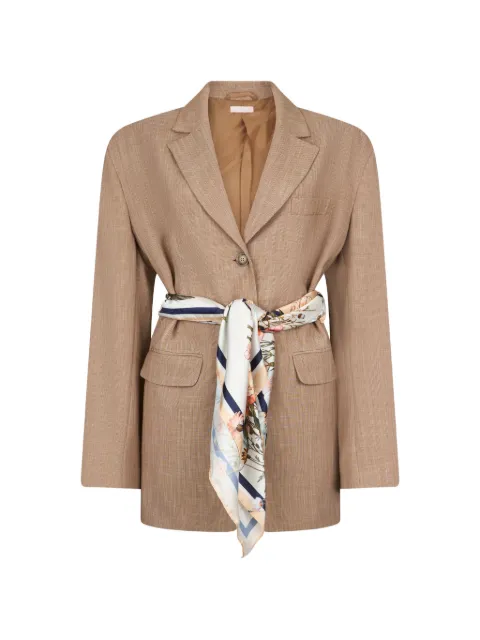 LIU JO scarf blazer