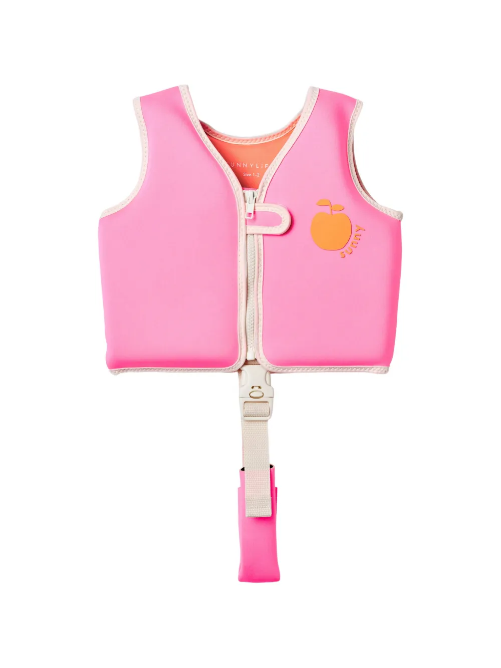 Sunnylife Kids Poppy the Peach swim vest - Rosa