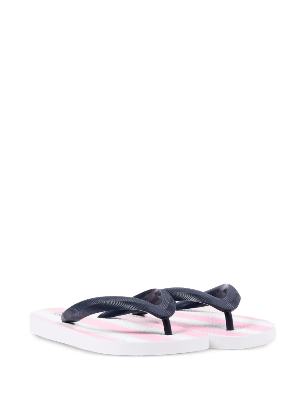 MC2 Saint Barth Kids striped flip flops - Rosa