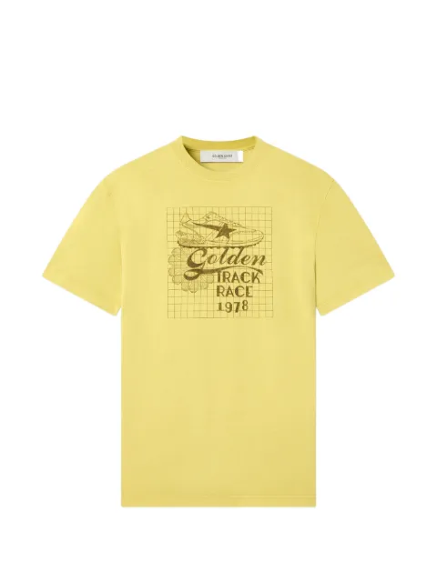 Golden Goose camiseta Journey de algodón teñida