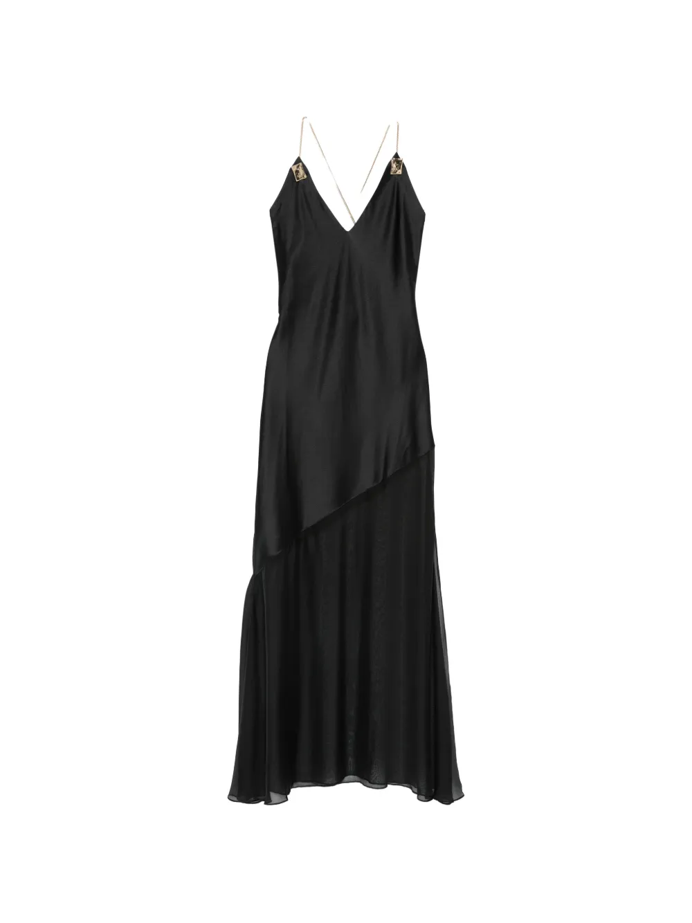 Danamé chain-strap midi dress - Nero
