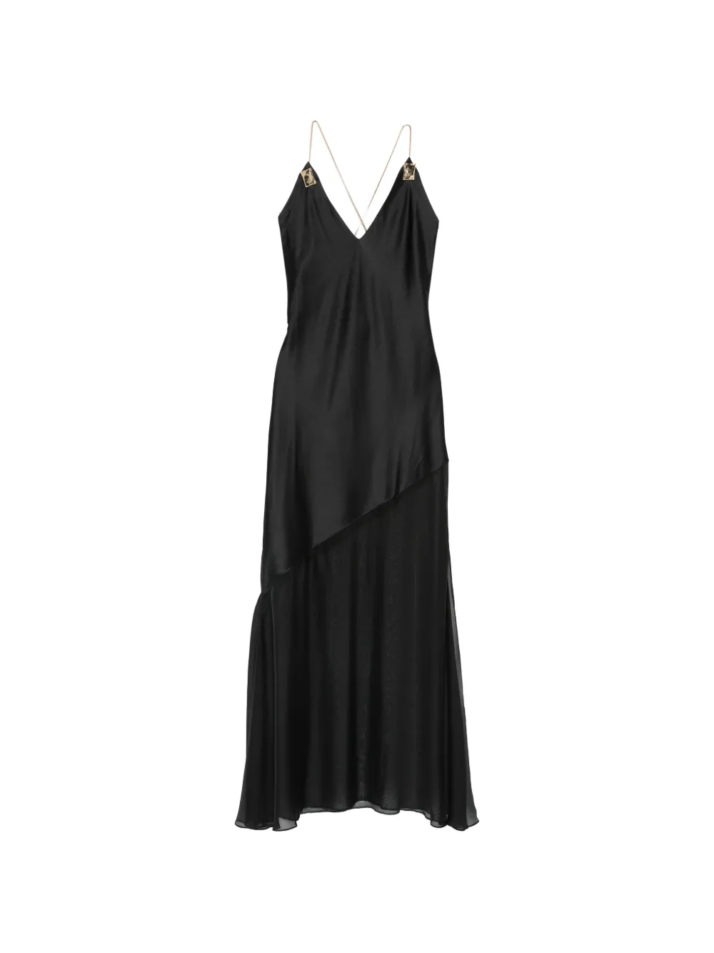 Danamé chain-strap midi dress - Nero
