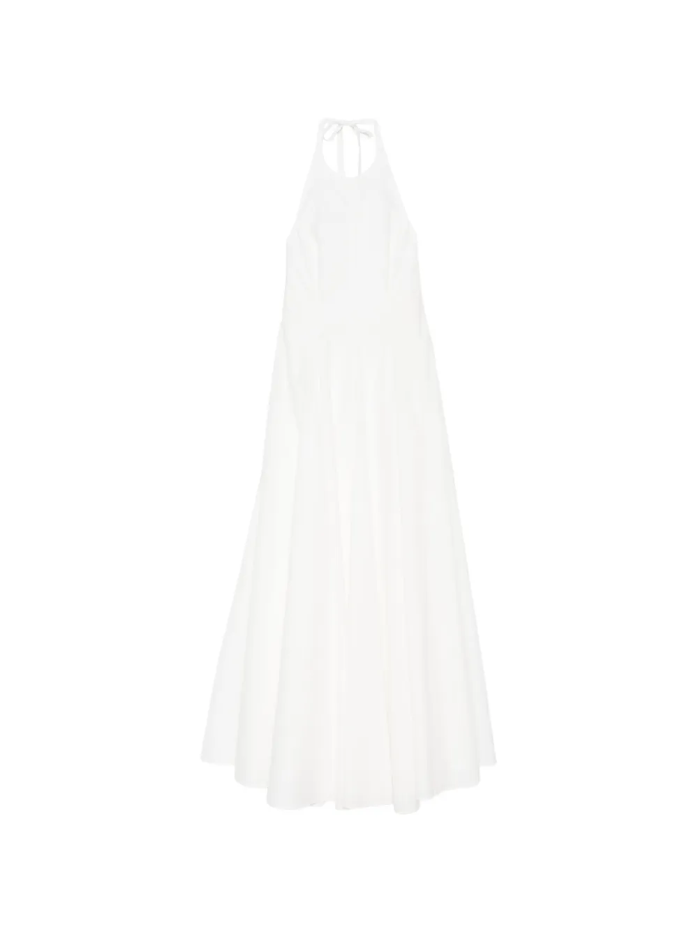 Brunello Cucinelli halterneck maxi dress - Bianco