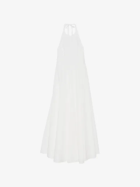 Brunello Cucinelli vestido largo con cuello halter