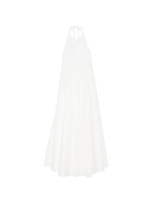 brunello cucinelli maxi dress Brunello Cucinelli White Maxi Dress