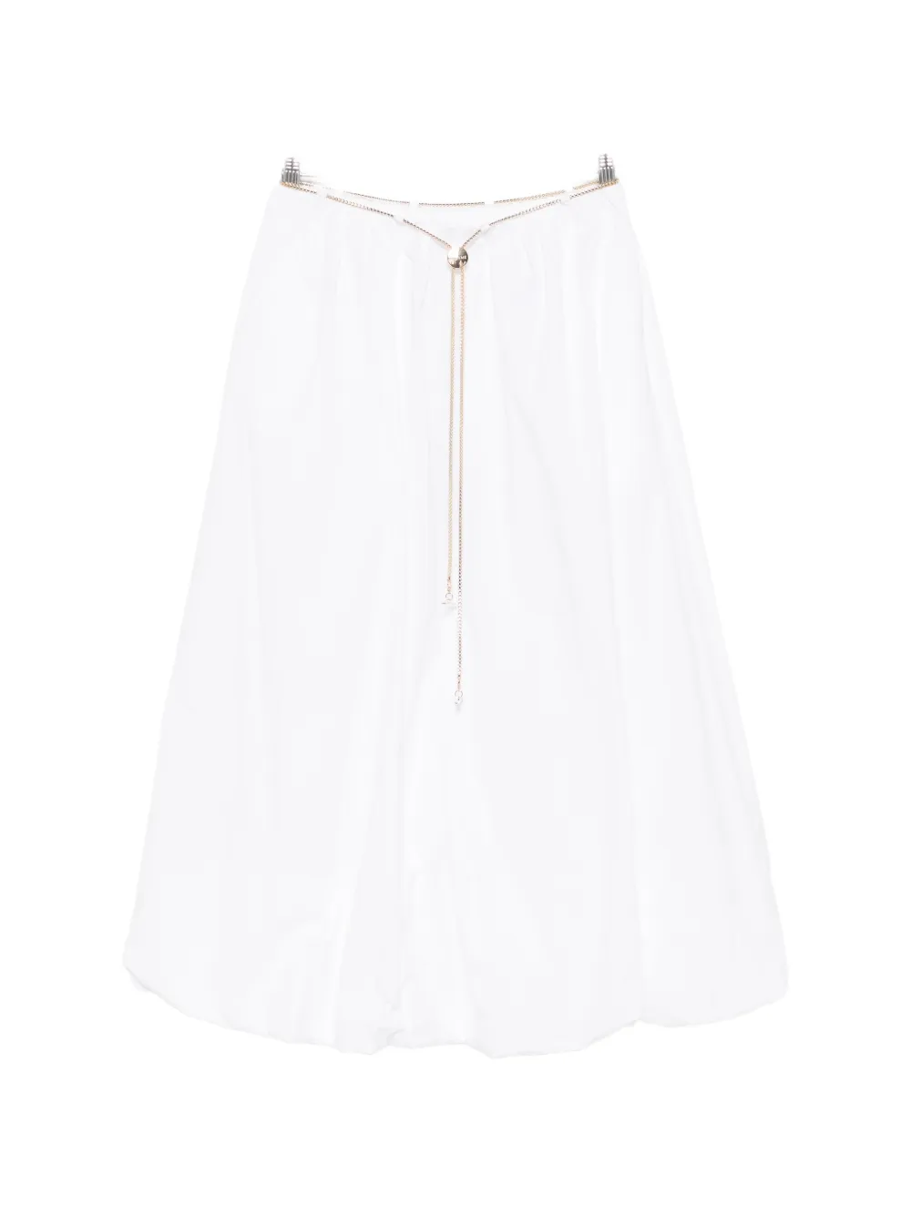 Danamè Elasticated-waistband Skirt In White