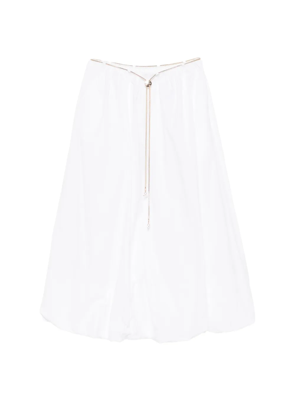 Danamé elasticated-waistband skirt - Bianco