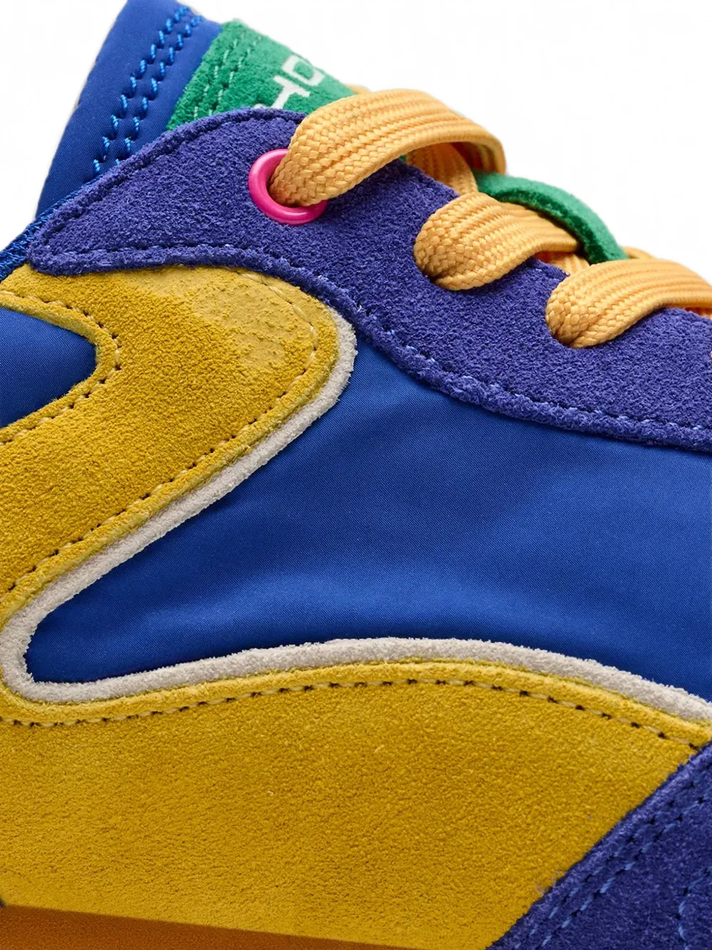 Hoff City Dopamine panelled suede-trim sneakers Blauw