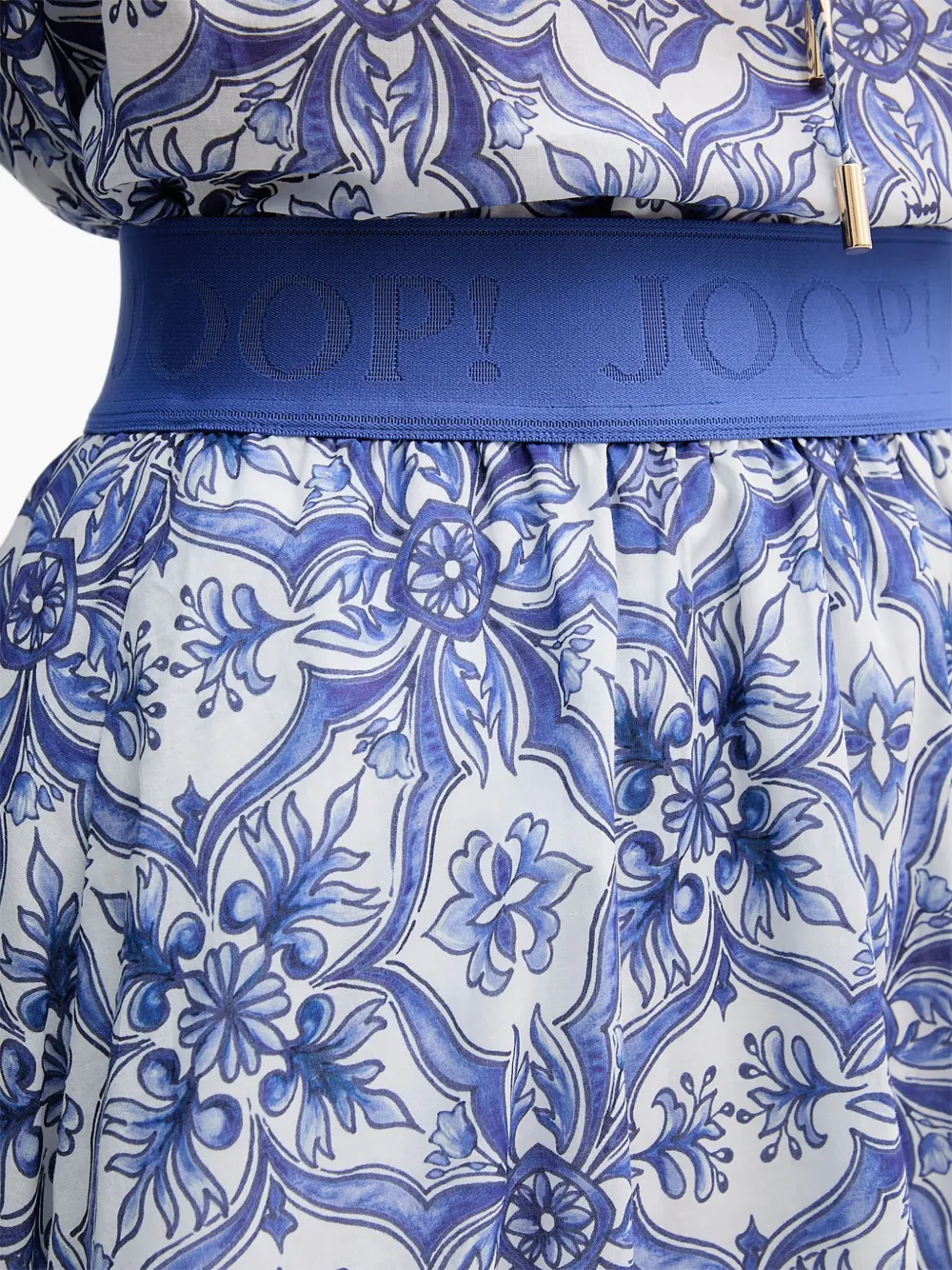 Joop! Saki midi-rok met A-lijn Wit