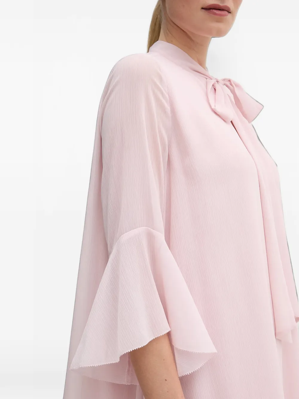 Joop! Denia gelaagde mini-jurk met strik Roze
