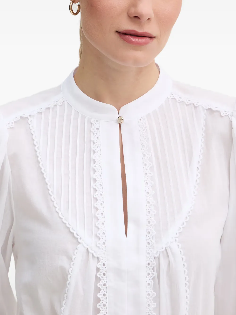 Joop! Bionda blouse met plooien Wit