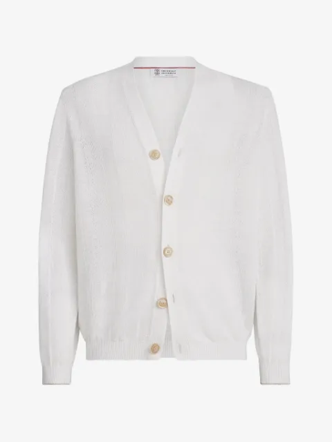 Brunello Cucinelli linen and cotton cardigan