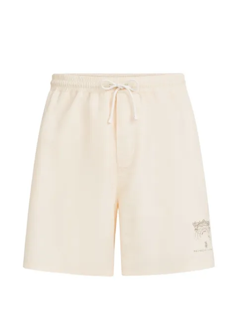 Brunello Cucinelli short de bain à logo