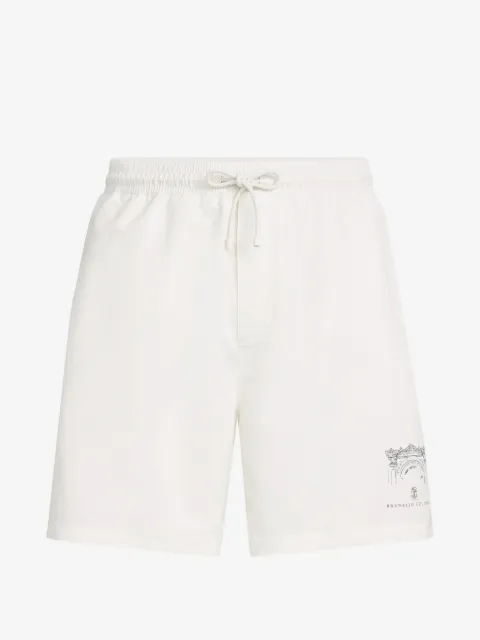 Brunello Cucinelli Klassische Badeshorts