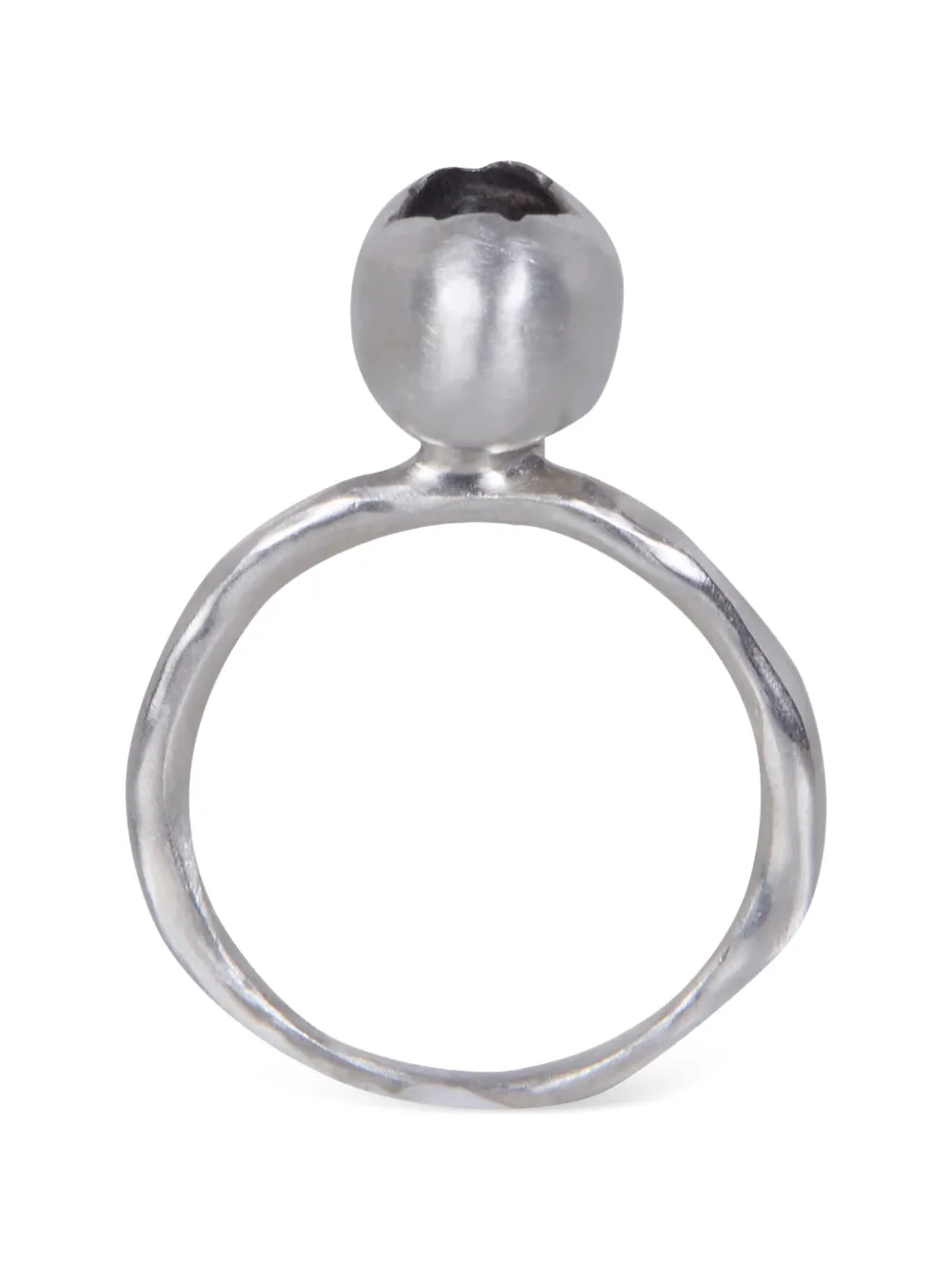 Rosa Maria sculptural ring - Argento