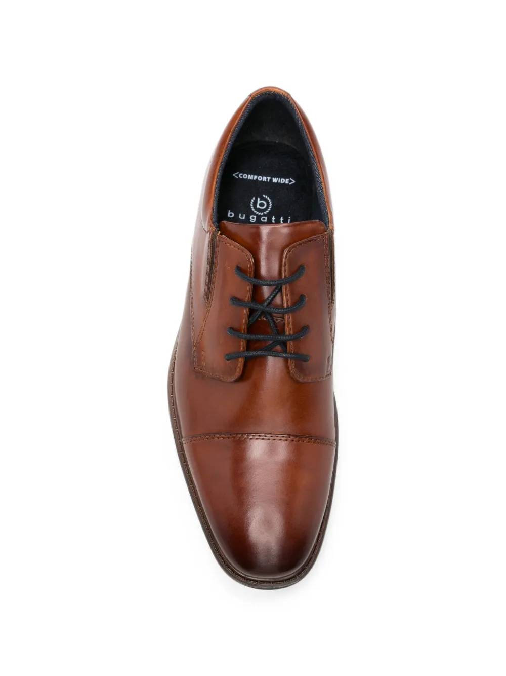 Bugatti cap-toe lace-up Derby shoes Bruin