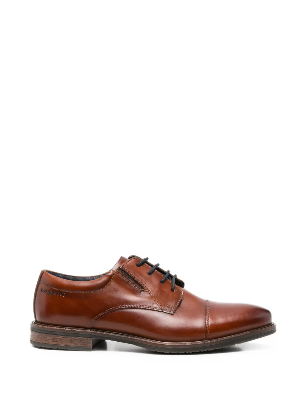 Bugatti Cap-toe Lace-up Derby Shoes In Brown