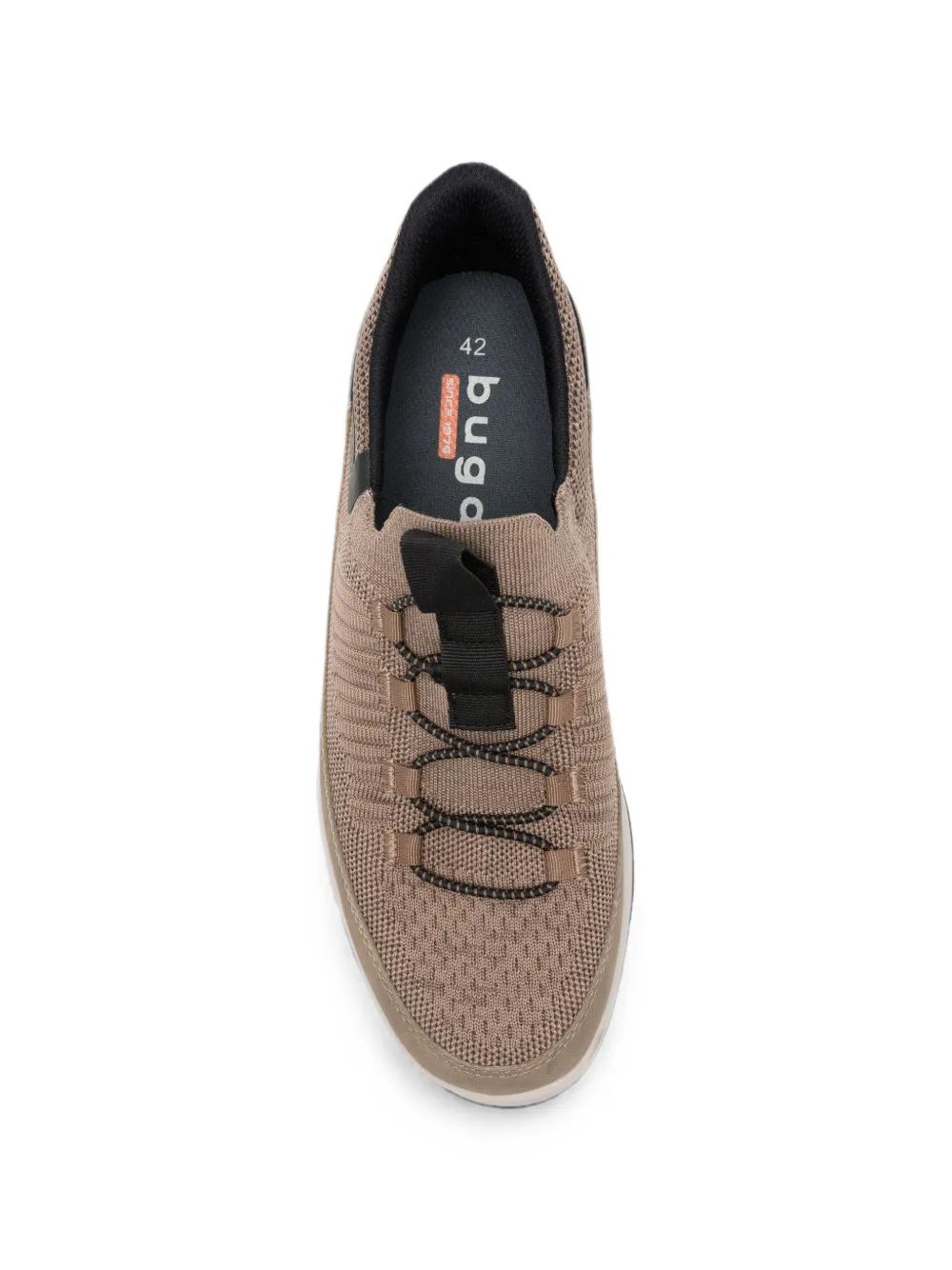 Bugatti mesh-knit lace-up sneakers Beige