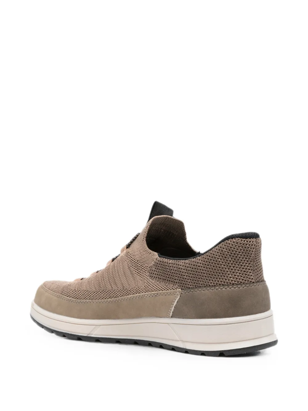 Bugatti mesh-knit lace-up sneakers Beige