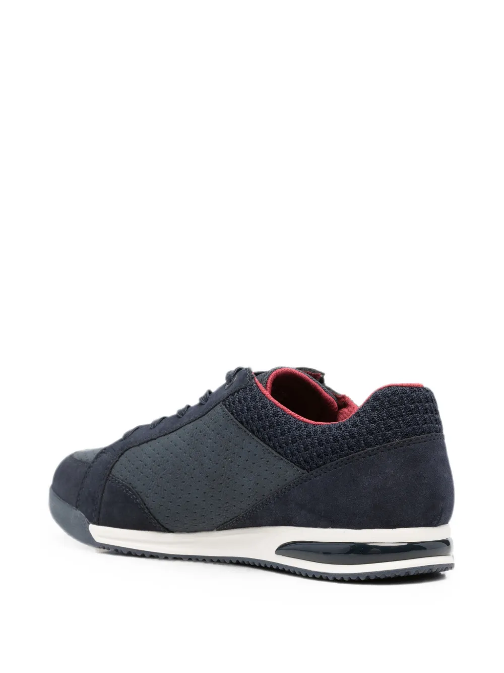 Bugatti logo-print zip-detail sneakers Blauw