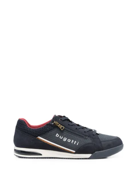 Bugatti logo-print zip-detail sneakers