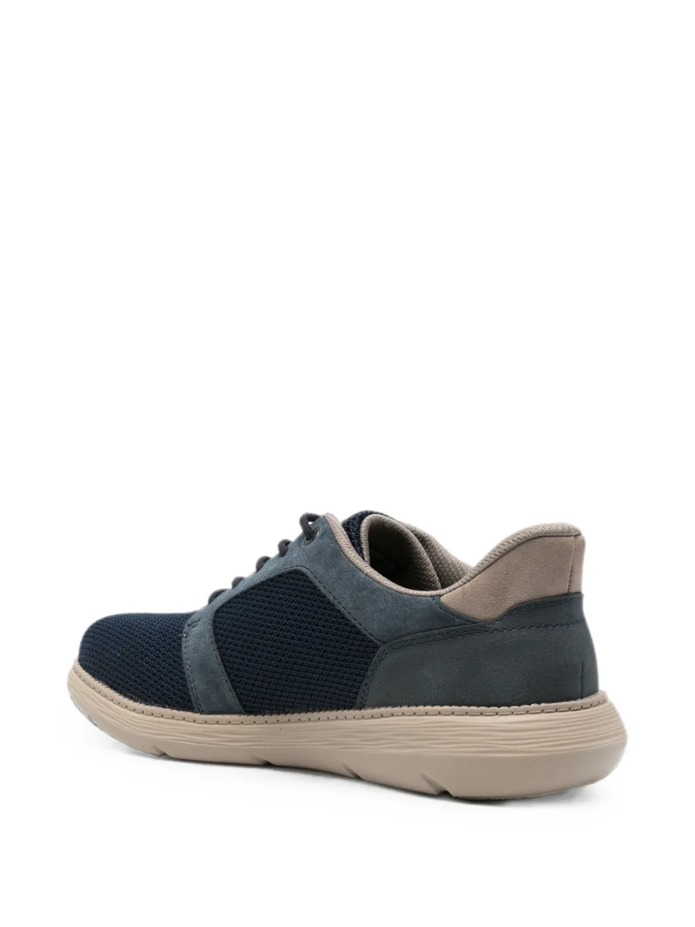 Bugatti logo-patch mesh-panel sneakers Blauw