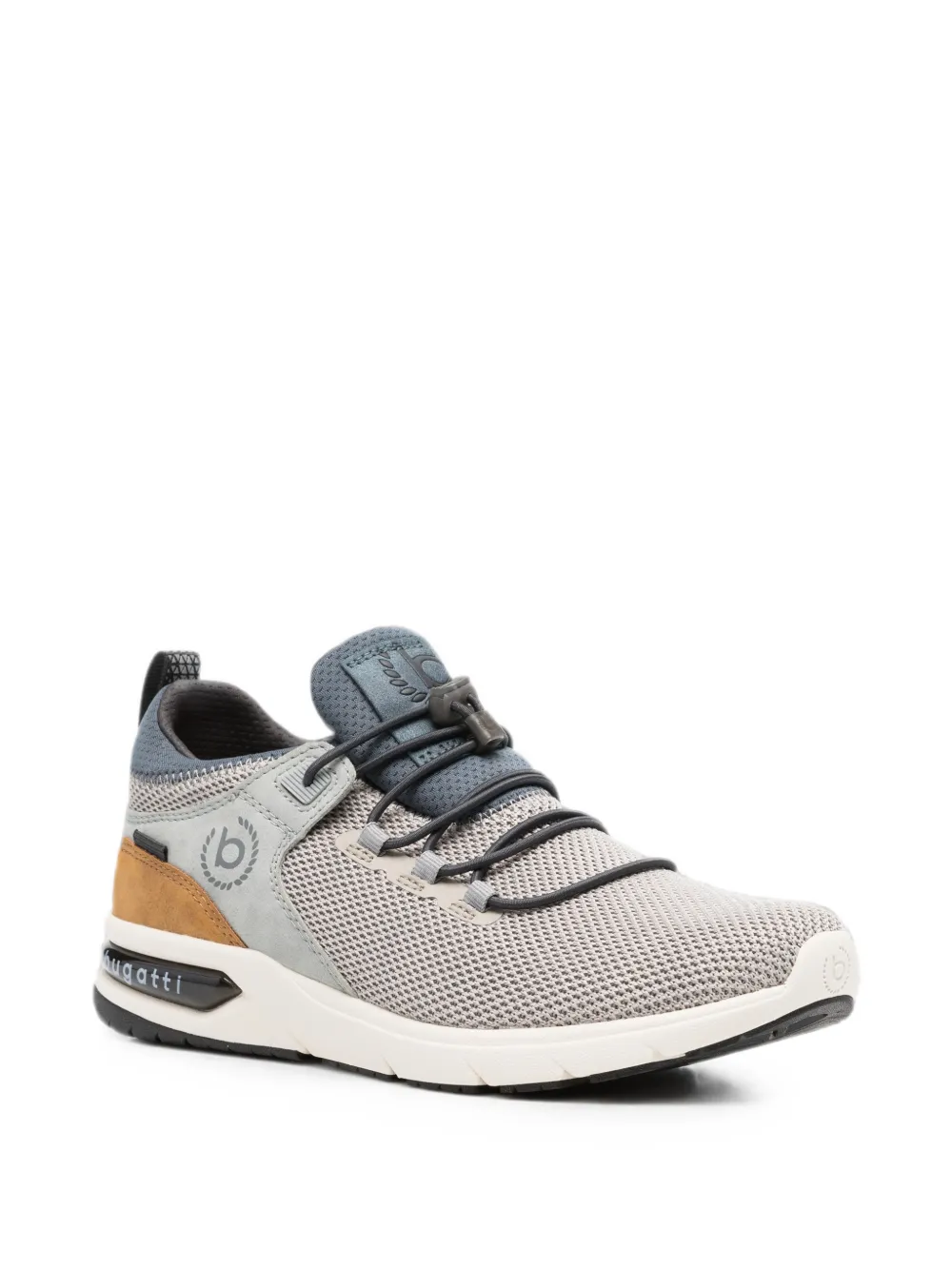 Bugatti mesh panelled sneakers Grijs