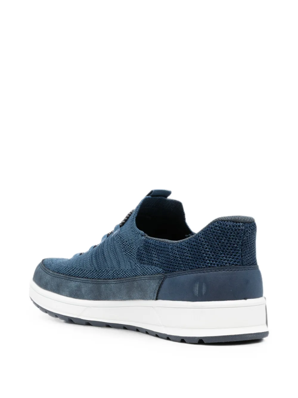 Bugatti knit panelled sneakers Blauw