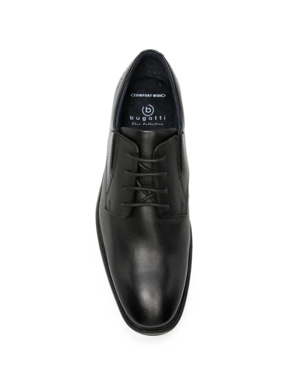Bugatti lace-up Derby shoes Zwart