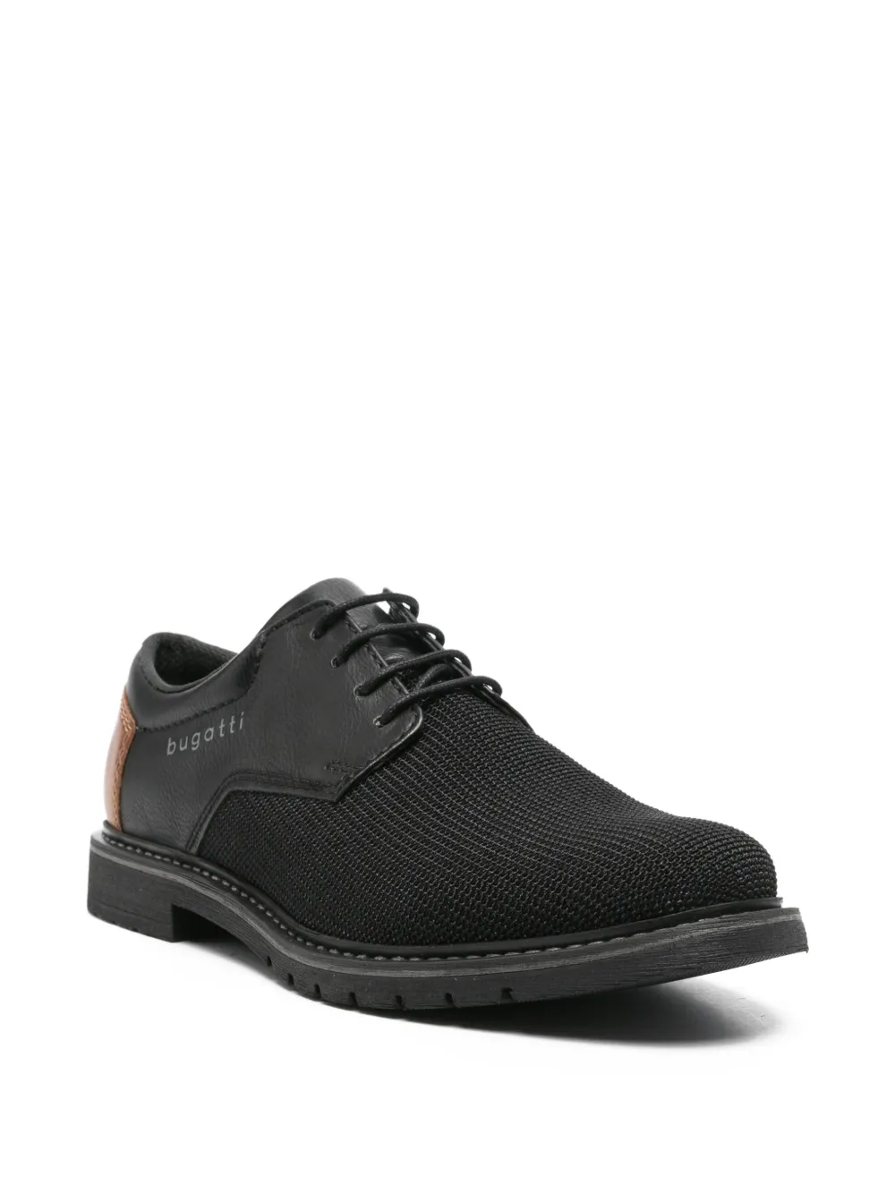  Bugatti Derby Con Inserti - Nero 