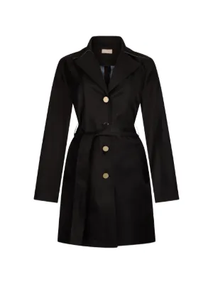 Lauren Ralph Lauren ベルテッド ダブルトレンチコート | ブラック