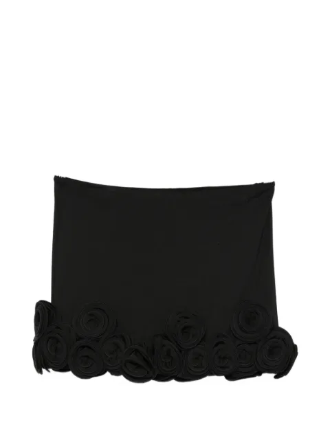 La Reveche falda con aplique floral
